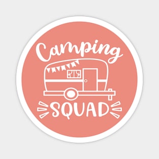 Camping Squad Family Camper RV Magnet